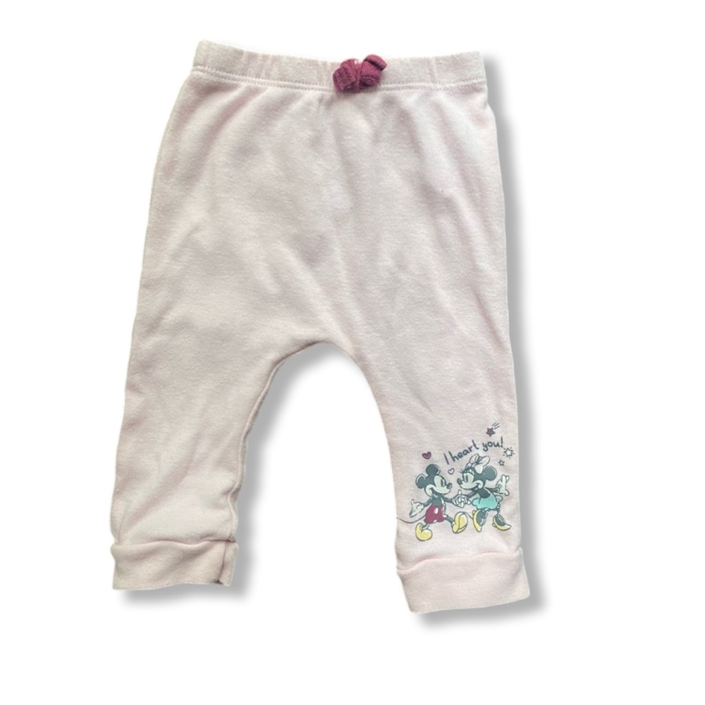 Disney Baby Girl pink Harem Pants Size 3-6M